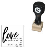 手書きラブスクリプト |パーソナライズされた結婚s ラバースタンプ (押印)