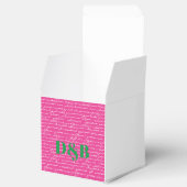 手書きラブストーリーイニシャルカップル名門私立校風のおもしろい フェイバーボックス (オープン)