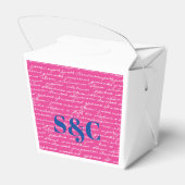 手書きラブストーリー イニシャル カップル プレピー ファン フェイバーボックス (裏面サイド)