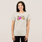 手書きラブドゥードル トライブレンドTシャツ (正面全面)