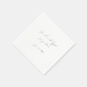 手書きラブノート |個人Touch結婚ズ スタンダードカクテルナプキン (角)