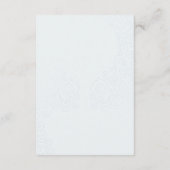 手書きラブピンクバルーン結婚の向き エンクロージャーカード (裏面)