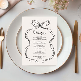 手書きリお洒落ボンメニューカード