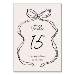 手書きリお洒落ボ縁どン テーブルナンバー