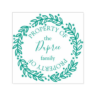 手書きリースのプロパティ セルフインキングスタンプ