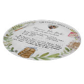 手書きレシピ記念 カッティングボード (角)