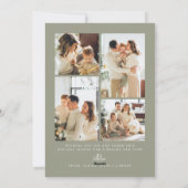 手書きレタリング ハッピー ホリデイズ クリスマス 5枚の写真 (裏面)