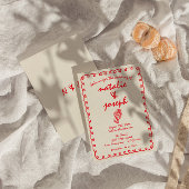 手書きレトロファンキーユニーク予測できなの結婚値 招待状