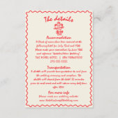 手書きレトロ予測できなユニークの詳細 エンクロージャーカード (正面)