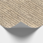 手書きヴィンテージシート音楽ノート ラッピングペーパー (角)