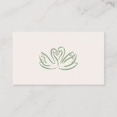 手書きヴィンテージフランスのグお洒落ロ結婚ング エンクロージャーカード (裏面)