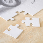 手書きヴィンテージ消防車のスケッチ ジグソーパズル (側面)