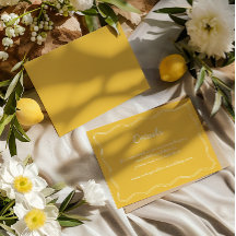 手書きヴィンテージ黄色の手書き詳細