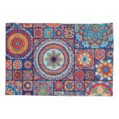 手書きヴィンテージ:イスラムの装飾要素 枕カバー (裏面)