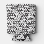 手書き三角形：ヴィンテージ抽象芸術。 缶クーラー (裏面)