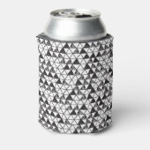 手書き三角形：ヴィンテージ抽象芸術。 缶クーラー (缶裏面)