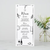 手書き予測できなのメ結婚ニュー メニュー (スタンド正面)