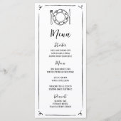 手書き予測できな手書き結婚の メニュー (正面)