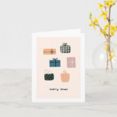 手書き休日グリーティングカード カード (黄色い花)