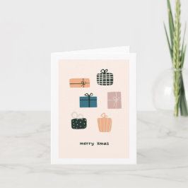 手書き休日グリーティングカード カード