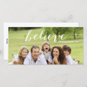 手書き信じ | 休日の写真カード シーズンカード (正面/裏面)