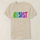 手書き入力に抵抗 Tシャツ (デザイン正面)