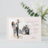 手書き入力のホリデーカードのスクリプト 招待状 (スタンド正面)