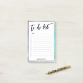 手書き入力の一覧数々の色、線縁ど付き ポストイット (デスク上)