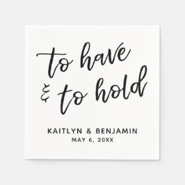 手書き入力の保留白黒 スタンダードカクテルナプキン