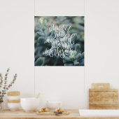 手書き入力ソウルメイト引用文(四角) ポスター (キッチン)