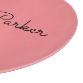 手書き入力プレーンシンプルプロフェッショナルピンク カッティングボード (角)