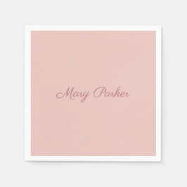 手書き入力プレーンバラ金ゴールドプロフェッショナル名 スタンダードカクテルナプキン