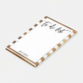 手書き入力リスト金ゴールドと白ストライプ色 ポストイット (アングル)