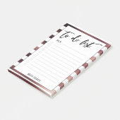 手書き入力To Doリストバラ金ゴールド白ストライプ色 ポストイット (アングル)