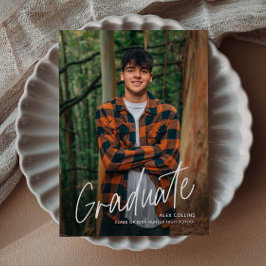 手書き写真の卒業磁気発表