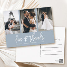 手書き写真コラージュほこりっぽい青ありがとう