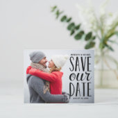 手書き写真日付の保存 案内ポストカード (スタンド正面)