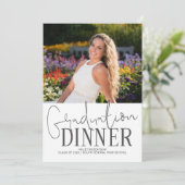 手書き写真2024卒業ディナー 招待状 (スタンド正面)