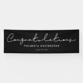 手書き卒業パーティーおめでとう 横断幕 (横)