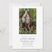 手書き卒業発表パーティー招待状 招待状 (裏面)