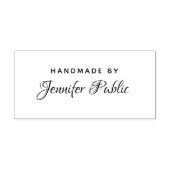 手書き名テンプレートハンドメイド買オンライン ラバースタンプ (インプリント)
