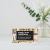 手書き名刺 – 作業用ツール壁 名刺 (スタンド正面)