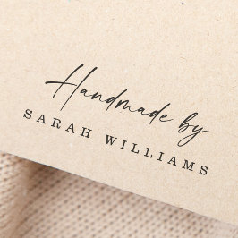 手書き名前をカスタムするエレガントスクリプト ラバースタンプ