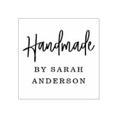 手書き名前をカスタムするモダンスクリプト ラバースタンプ (インプリント)