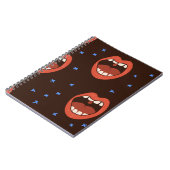 手書き唇:かわいい口のパターン。 ノートブック (左側)