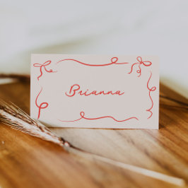 手書き四角形枠座席表 プレイスカード