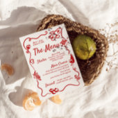 手書き図解入りの、写真付きの波形メ縁どニュー