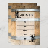 手書き埋め込み目的数々の招待状カード 招待状 (正面/裏面)