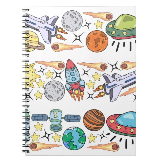 手書き外部空間のドア。ヴィンテージ ノートブック (正面)