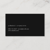 手書き大型モノグラム 名刺 (裏面)